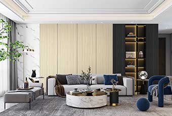 宿州轻奢风格-客厅